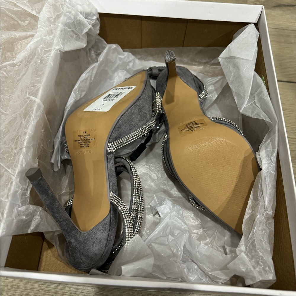 Express Rhinestone Pumps - Picture 2 of 6